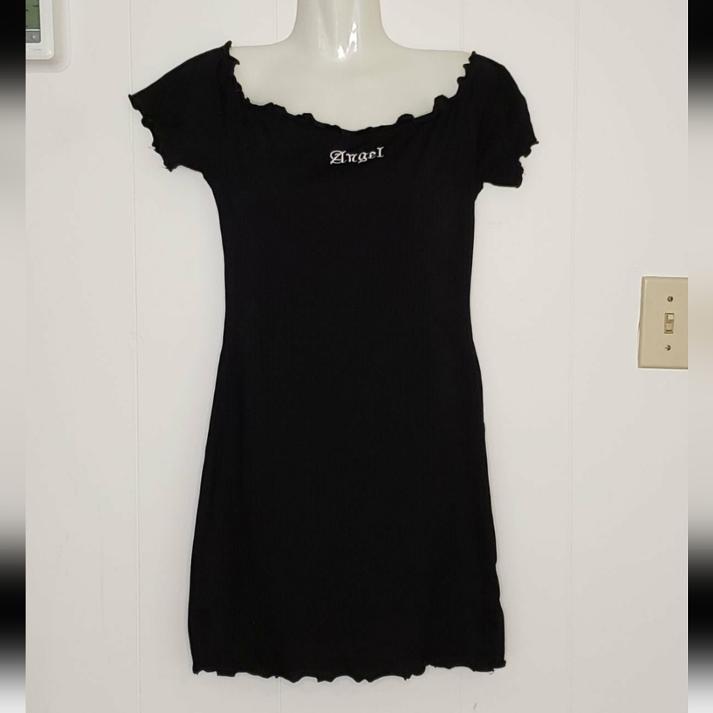 Shein Angel Embroidered Dress